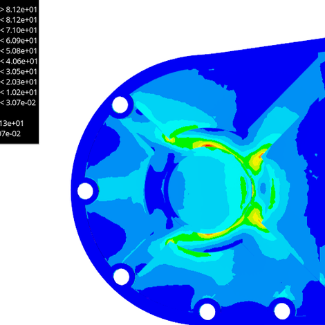 Screenshot of the calculation of the chain case