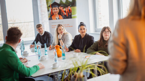 Promovierende im Austausch