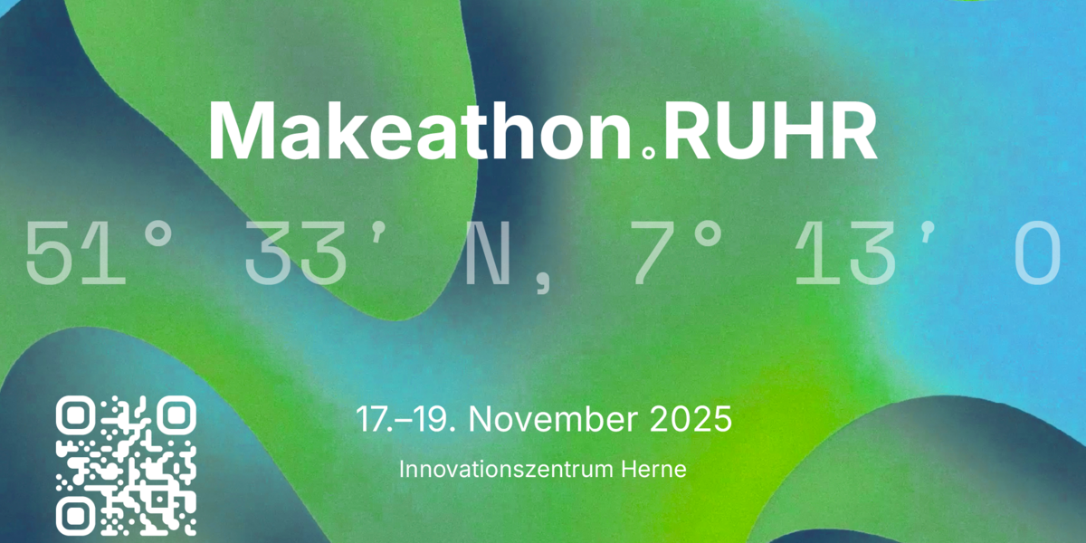 Plakat zum Makeathon-Ruhr