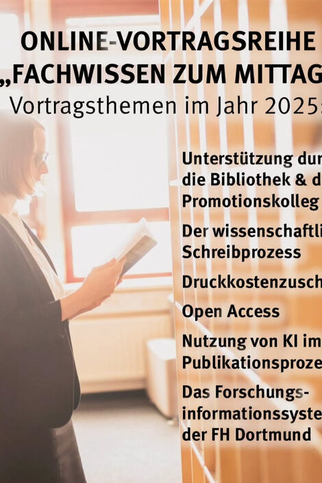 Lecture topics Fachwissen zum Mittag