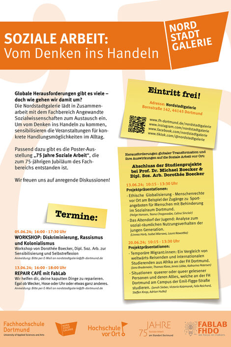 Veranstaltungsplakat mit den im Text befindlichen Infos