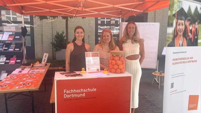 The Graduate Center's stand at SommerFHest 2025